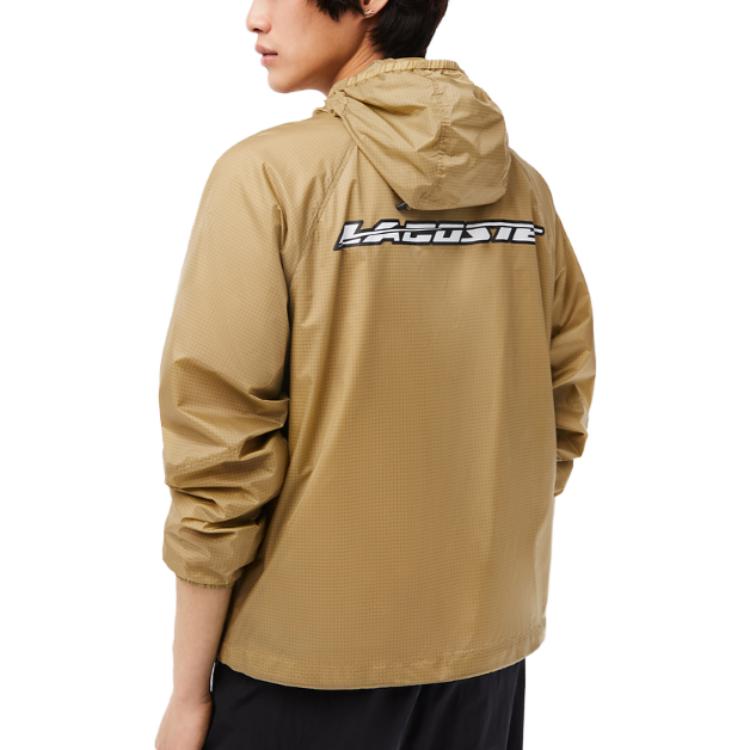 Lacoste Casual Khaki Hoodie Jacket Unisex BH0122-165239 圖 4