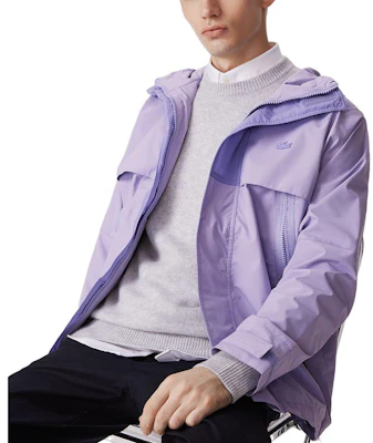 Lacoste Jaket Hoodie Zip Ungu Kasual Loose Fit BH0544-143942-GFU Lookbook Lacoste Jaket Hoodie Zip Ungu Kasual Loose Fit BH0544-143942-GFU