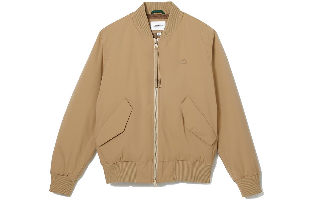 Lacoste Casual Short Zip Jacket Khaki Color BH4455-02S