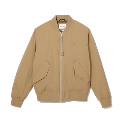 Lacoste Casual Short Zip Jacket Khaki Color BH4455-02S