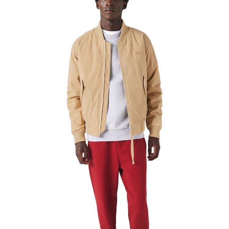 Lacoste Casual Short Zip Jacket Khaki Color BH4455-02S 圖 3