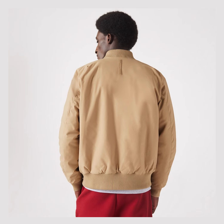 Lacoste Casual Short Zip Jacket Khaki Color BH4455-02S 圖 4