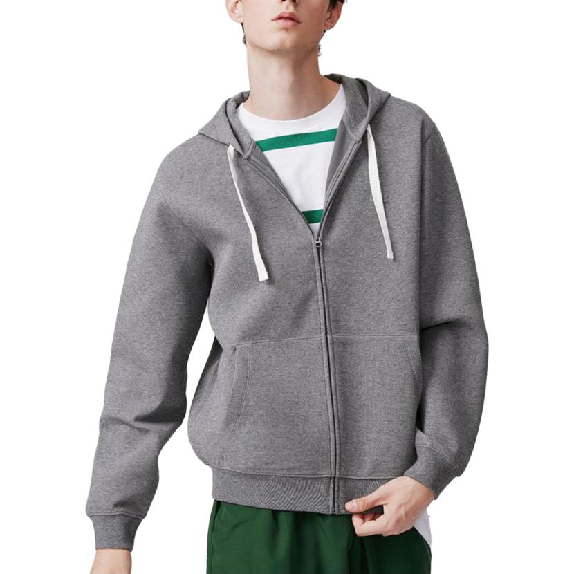 Lacoste Classic Gray Hoodie - Stylish, Comfortable, Casual Sportswear SH8882-1VQ 圖 3