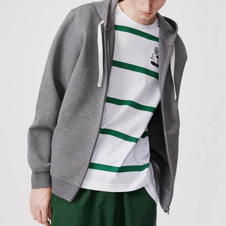 Lacoste Classic Gray Hoodie - Stylish, Comfortable, Casual Sportswear SH8882-1VQ 圖 6