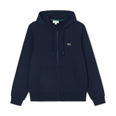 Lacoste Classic Navy Blue Logo Hoodie - Casual, Sporty, Retro Style SH2566-166
