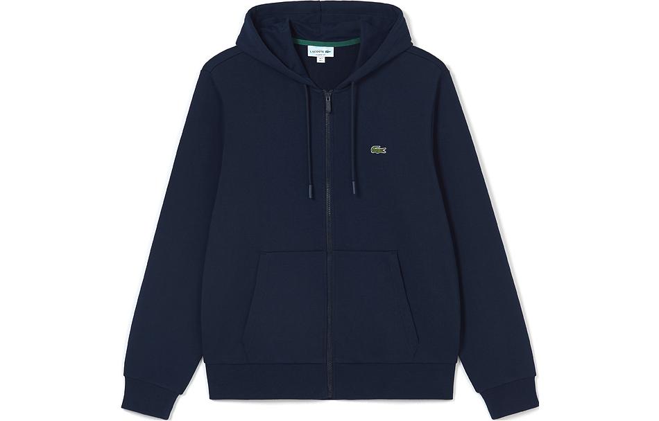 Order Lacoste Classic Navy Blue Logo Hoodie - Casual, Sporty, Retro Style SH2566-166
