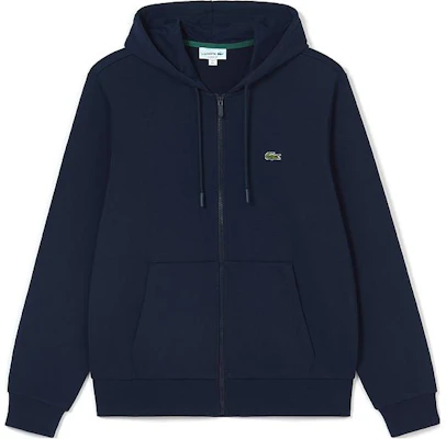 Lacoste Classic Navy Blue Logo Hoodie - Casual, Sporty, Retro Style SH2566-166 Order Lacoste Classic Navy Blue Logo Hoodie - Casual, Sporty, Retro Style SH2566-166