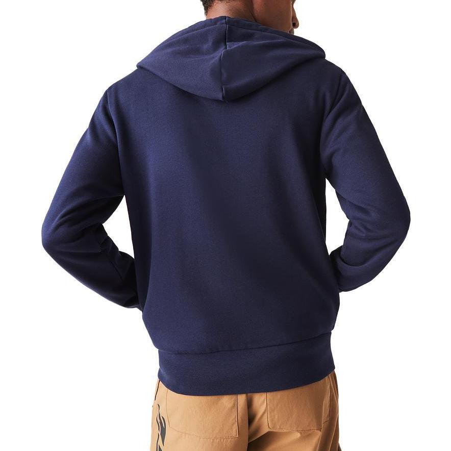 Purchase Lacoste Classic Navy Blue Logo Hoodie - Casual, Sporty, Retro Style SH2566-166