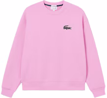 Order LACOSTE Classic Oversized Croc Logo Sweatshirt Unisex Casual Lavender Purple. SH6405-IXV