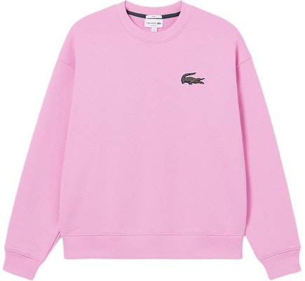 LACOSTE Classic Oversized Croc Logo Sweatshirt Unisex Casual Lavender Purple. SH6405-IXV Order LACOSTE Classic Oversized Croc Logo Sweatshirt Unisex Casual Lavender Purple. SH6405-IXV