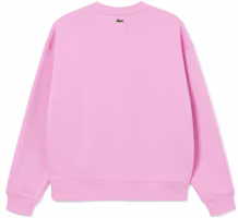 Lookbook LACOSTE Classic Oversized Croc Logo Sweatshirt Unisex Casual Lavender Purple. SH6405-IXV