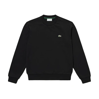 Lacoste Classic Retro Logo Crewneck Sweatshirt Black Casual and Comfortable SH1645-031