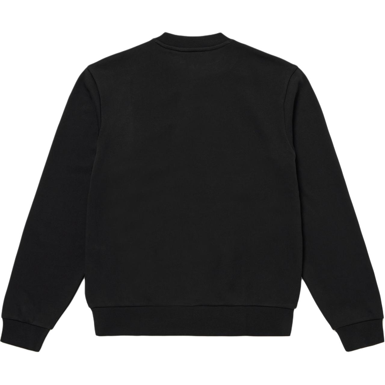 Lacoste Classic Retro Logo Crewneck Sweatshirt Black Casual and Comfortable SH1645-031 圖 3