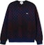 Order LACOSTE Colorblock Plaid Crewneck Sweater Unisex - Blue Black Checkered. AH0812-NIN