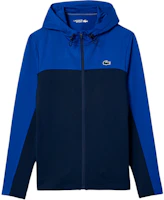 LACOSTE Colorblock Zip-Up Hoodie Jacket Men’s Blue SH7434-9N6 LACOSTE Colorblock Zip-Up Hoodie Jacket Men’s Blue SH7434-9N6