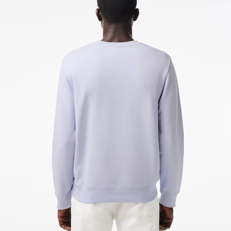 Purchase Lacoste Crewneck Sweatshirt Animal Letter Print Phoenix Blue SH1281-J2G