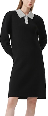 Lacoste France FW23 Color-Block Collared Pullover Long Sleeve Dress EF9330 Lookbook Lacoste France FW23 Color-Block Collared Pullover Long Sleeve Dress EF9330