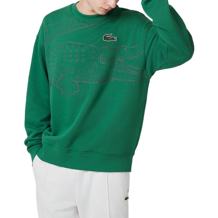 Lacoste France FW23 Green Crewneck Long Sleeve Sweatshirt SH8248-CNQ 圖 4