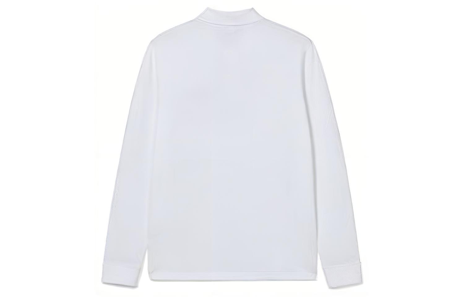 Lookbook LACOSTE France Holiday Collection  Colorblock Long Sleeve Polo Shirt White PH2523-001