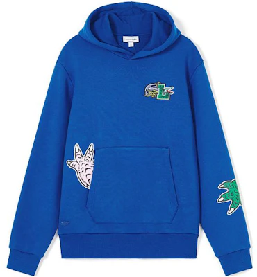 LACOSTE France Holiday Series Letter Print Hoodie Blue Long Sleeve SH1467-137984 Buy LACOSTE France Holiday Series Letter Print Hoodie Blue Long Sleeve SH1467-137984