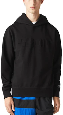 Lacoste France Logo Embossed Pullover Hoodie Men’s Black SH0094-138060 Lookbook Lacoste France Logo Embossed Pullover Hoodie Men’s Black SH0094-138060