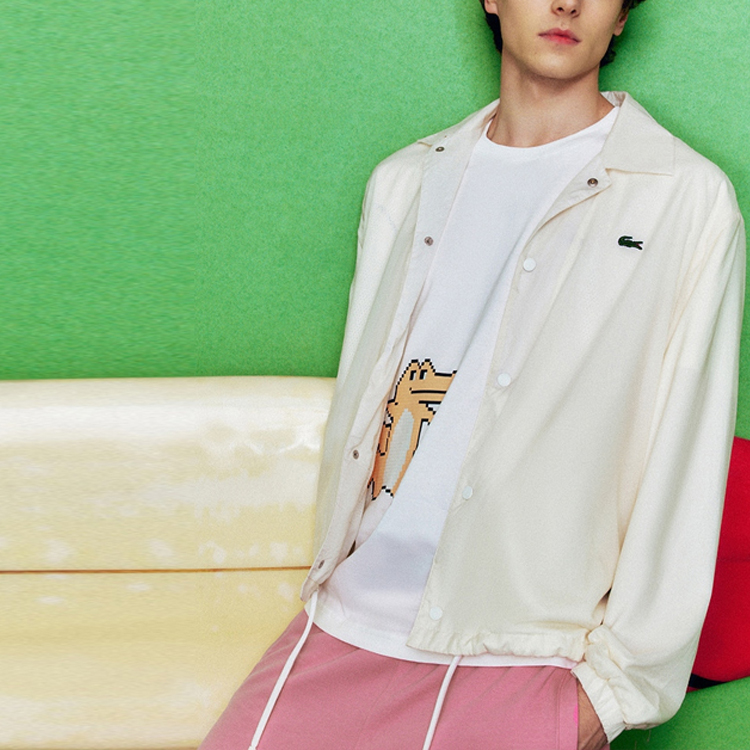 Purchase ラコステ フランス ホワイトロゴ シングルブレスト 長袖ジャケット ユニセックス。 BH9248-70V