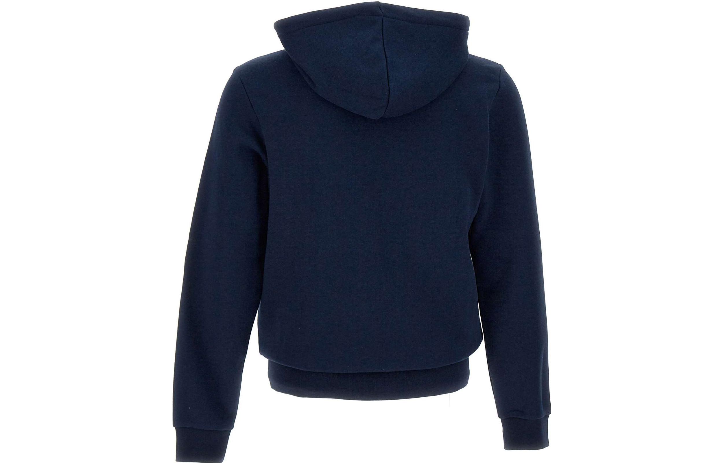 Lookbook Lacoste Baju Sejuk Berhud Zip Penuh Biru Navy SH9626-166