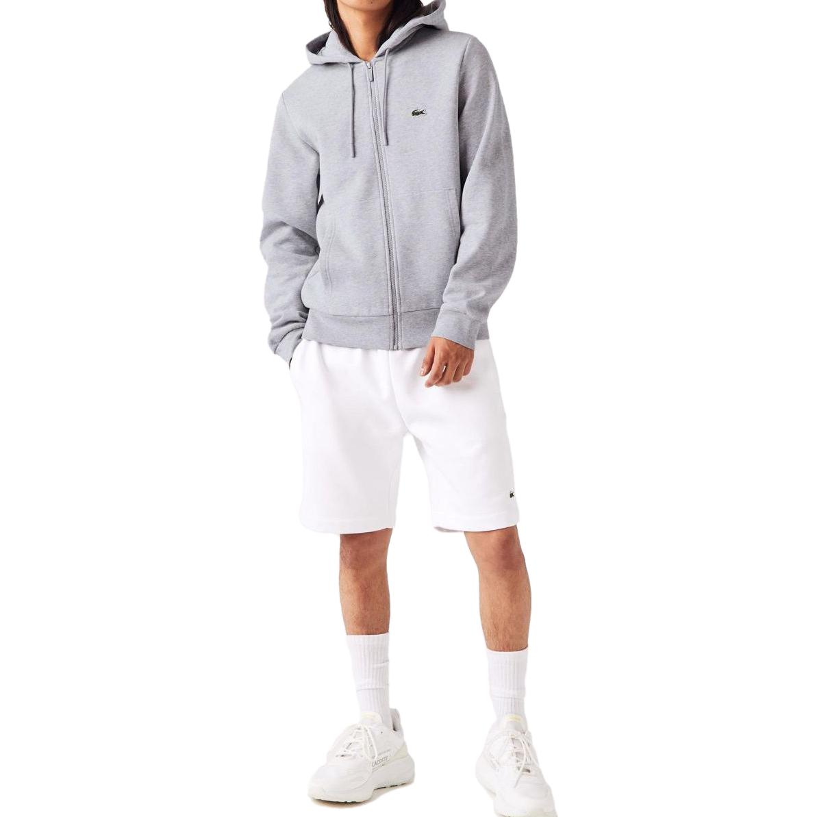 Lookbook LACOSTE FW22  Fleece Sweatshirt Gray - French All-Season Essential SH9626-51