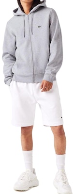 LACOSTE FW22 Fleece Sweatshirt Gray - French All-Season Essential SH9626-51 Lookbook LACOSTE FW22 Fleece Sweatshirt Gray - French All-Season Essential SH9626-51