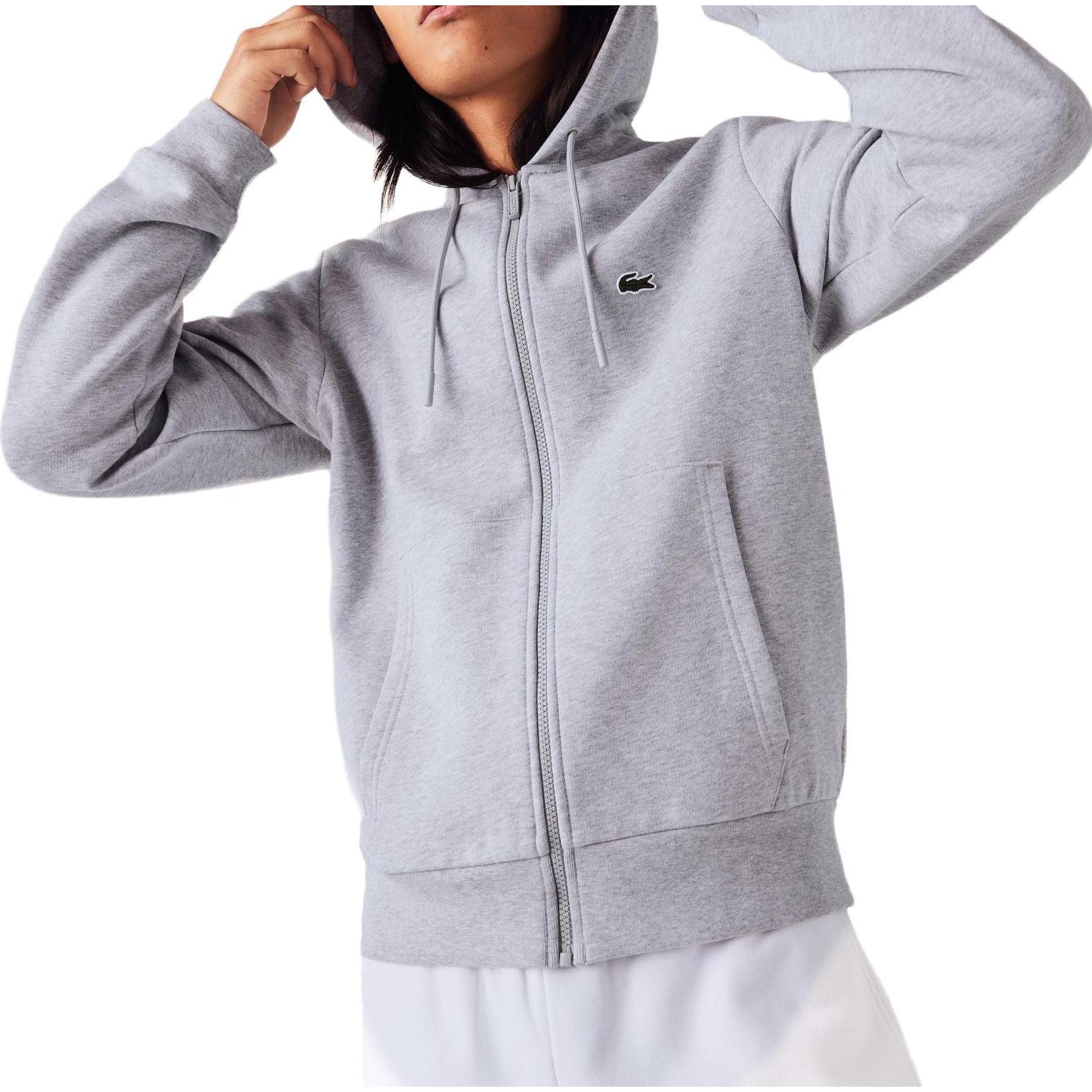 Purchase LACOSTE FW22  Fleece Sweatshirt Gray - French All-Season Essential SH9626-51