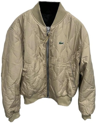 LACOSTE FW22 可翻轉雙面刺繡標誌飛行外套 卡其/黑色. BH6801-98 Order LACOSTE FW22 可翻轉雙面刺繡標誌飛行外套 卡其/黑色. BH6801-98