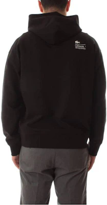 Lacoste FW22 Black Hoodie with Solid Color Logo Print SH00948396 Lookbook Lacoste FW22 Black Hoodie with Solid Color Logo Print SH00948396