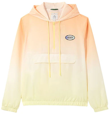 Lacoste FW22 Gradient Orange Logo Print Hooded Pullover Jacket Unisex BH2894-281 Buy Lacoste FW22 Gradient Orange Logo Print Hooded Pullover Jacket Unisex BH2894-281