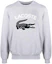Buy Lacoste FW22 Grey Crewneck Sweatshirt with Logo Print Design SH9689CCA