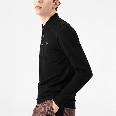 LACOSTE FW22 修身款刺繡鱷魚長袖POLO衫 男款 PH5894L2 Purchase LACOSTE FW22 修身款刺繡鱷魚長袖POLO衫 男款 PH5894L2