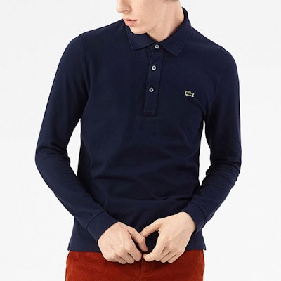 LACOSTE FW22 修身款刺繡鱷魚長袖POLO衫 男款 PH5894L2 Cheap LACOSTE FW22 修身款刺繡鱷魚長袖POLO衫 男款 PH5894L2