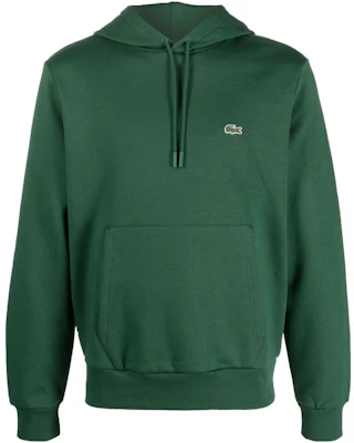 Lacoste FW22绿色纯色标志连帽衫休闲卫衣 SH9623-132 Order Lacoste FW22绿色纯色标志连帽衫休闲卫衣 SH9623-132