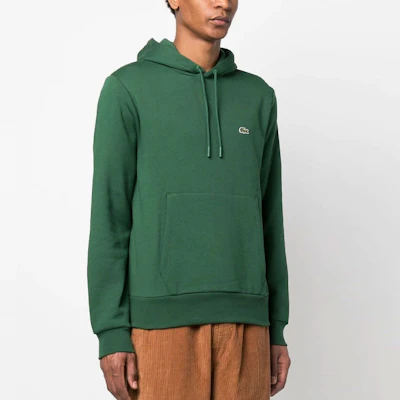 Lacoste FW22绿色纯色标志连帽衫休闲卫衣 SH9623-132 Purchase Lacoste FW22绿色纯色标志连帽衫休闲卫衣 SH9623-132