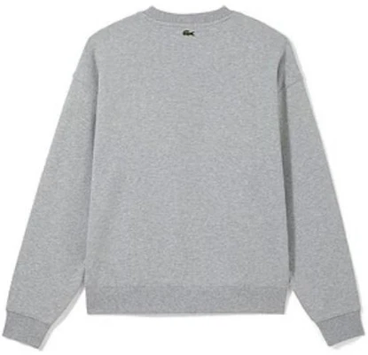 Lacoste FW22 Unisex Pullover Sweatshirt with Logo Print - Gray SH6405-CCA Lookbook Lacoste FW22 Unisex Pullover Sweatshirt with Logo Print - Gray SH6405-CCA