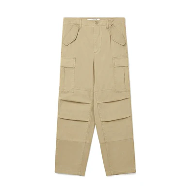 LACOSTE FW23 Brown Casual Solid Pocket Pants HH6346-CCB