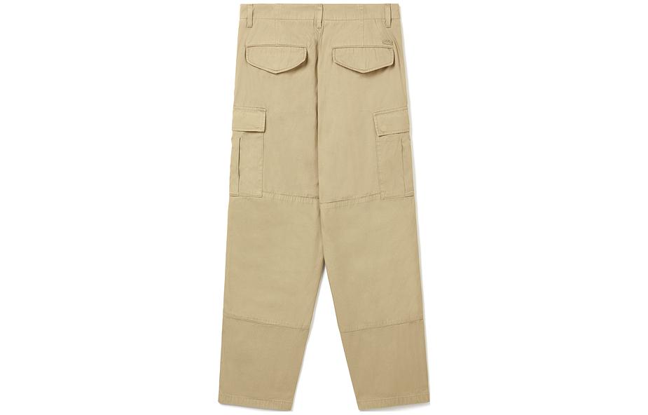 Lookbook 라코스테 FW23 브라운 캐주얼 솔리드 포켓 팬츠 HH6346-CCB