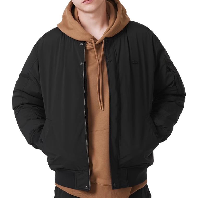 LACOSTE FW23  Reversible Down Jacket Baseball Collar Black BH8526-031 圖 3