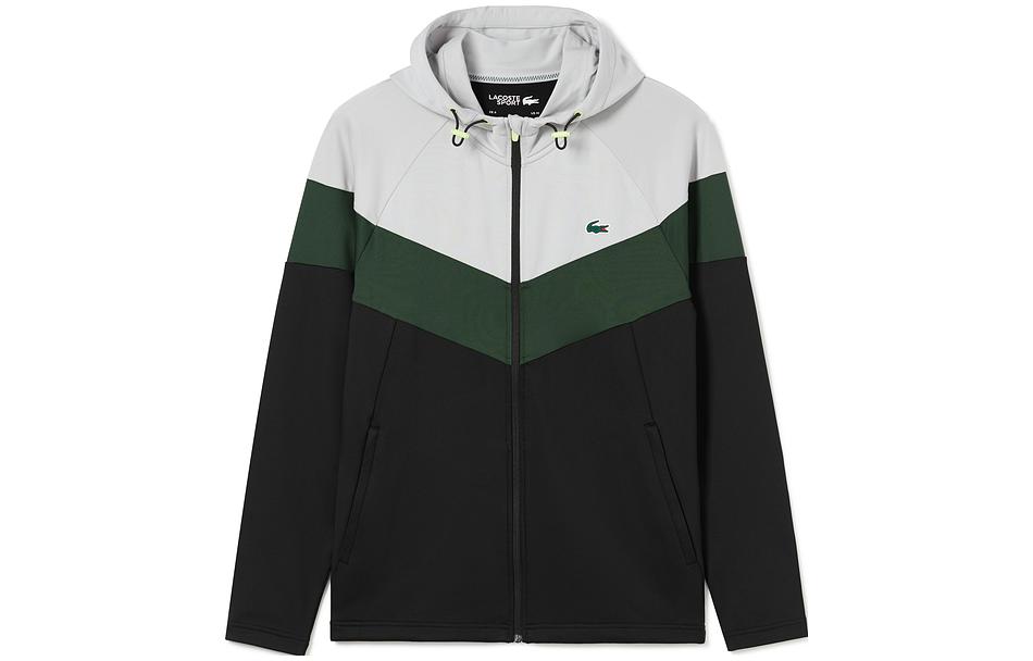 Lacoste FW23 Colorblock Zip-Up Hoodie Jacket SH1088-M4I