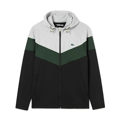 Lacoste FW23 Colorblock Zip-Up Hoodie Jacket SH1088-M4I