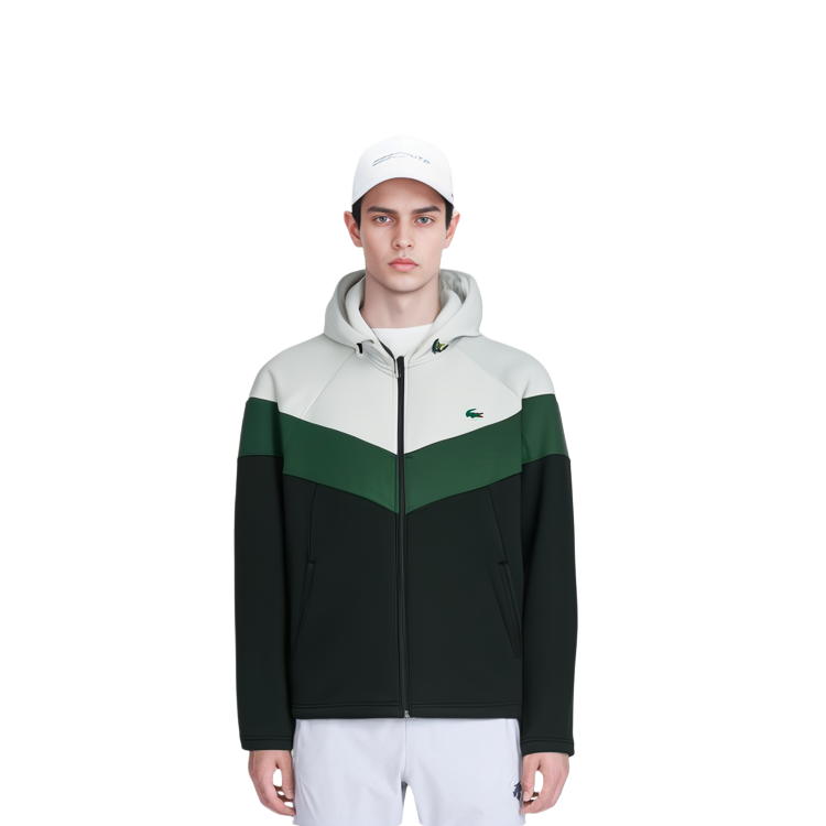 Lacoste FW23 Colorblock Zip-Up Hoodie Jacket SH1088-M4I 圖 4