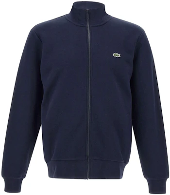 LACOSTE FW23 Navy Zip-Up Jacket with Logo Patch SH9622-166 Buy LACOSTE FW23 Navy Zip-Up Jacket with Logo Patch SH9622-166