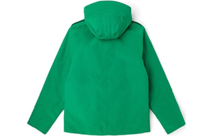 Lookbook Chaqueta Casual Verde con Capucha Lacoste SS22 Manga Larga Loose Fit BH2524-LDM