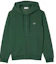 Buy Lacoste Green Hoodie with Animal Graphic and Full-Zip Design SH9626-SMI
