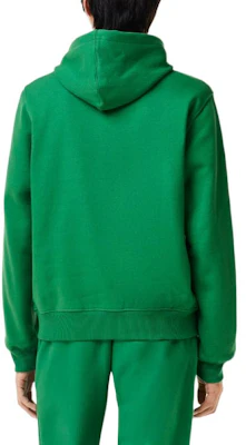 Lacoste Green Hoodie with Crocodile Logo and Stitch Design SH2105-CNQ Shop Lacoste Green Hoodie with Crocodile Logo and Stitch Design SH2105-CNQ