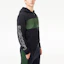 Lookbook Lacoste绿色连帽卫衣,字母印花,抽绳拉链设计 SH1416-MI7
